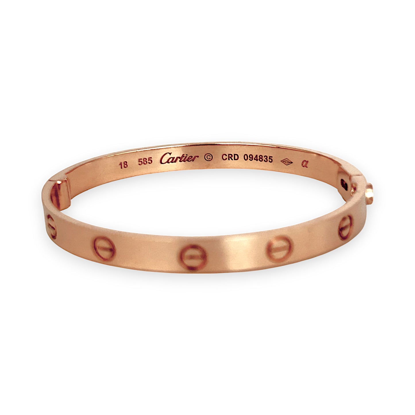GOLD DEAL | 14K Rose Gold Oval Bangle Valuation $7,400