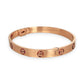 GOLD DEAL | 14K Rose Gold Oval Bangle Valuation $7,400
