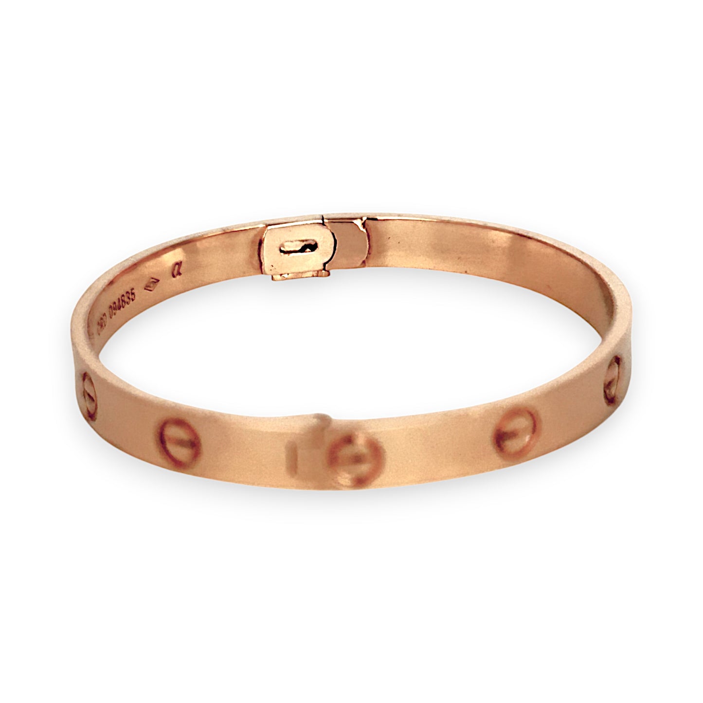 GOLD DEAL | 14K Rose Gold Oval Bangle Valuation $7,400