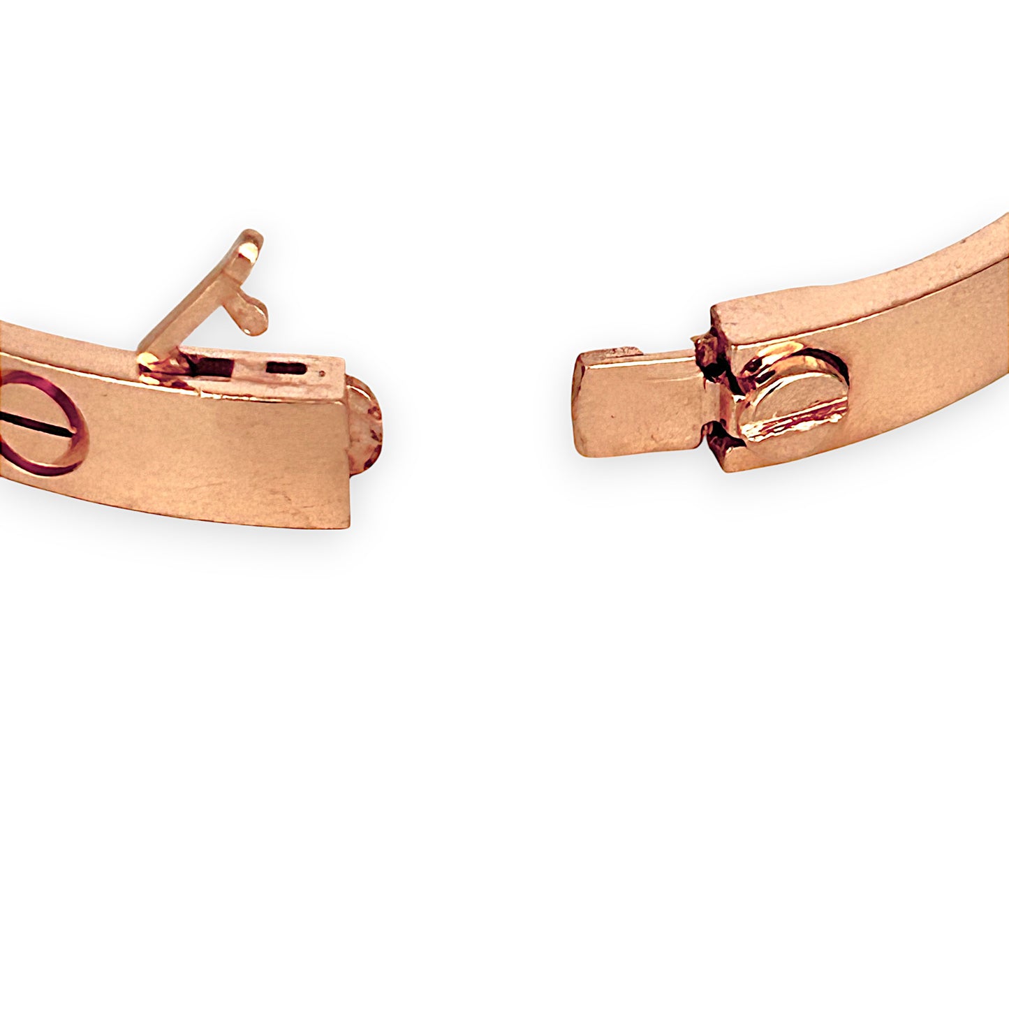 GOLD DEAL | 14K Rose Gold Oval Bangle Valuation $7,400