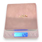 GOLD DEAL | 18ct (18K) Gold Cross Pendant with Cubic Zirconia (CZ)