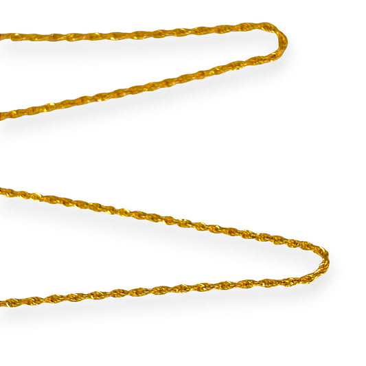 GOLD DEAL | 18K Gold Fine Rope Chain Length 42cm
