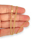 GOLD DEAL | 18ct (18K) Gold Soft Broad Snake Chain. Length 46cm