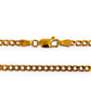 GOLD DEAL | FLASH SALE 9ct (9K) Gold 54cm NZ Soft Feel Curb Link Chain