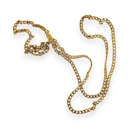GOLD DEAL | FLASH SALE 9ct (9K) Gold 54cm NZ Soft Feel Curb Link Chain