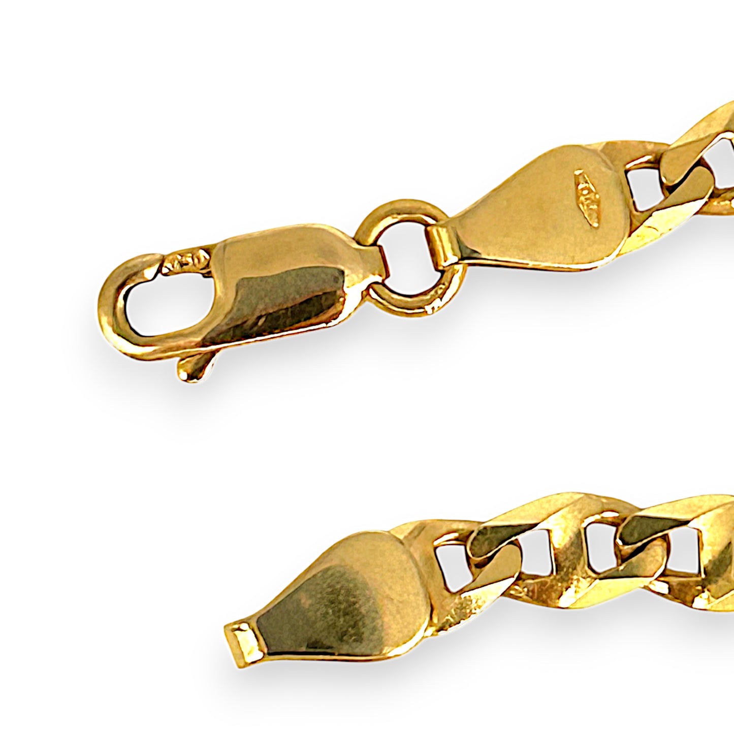 GOLD DEAL | 18ct (18K) Gold 60cm Ponderous Mariner Chain