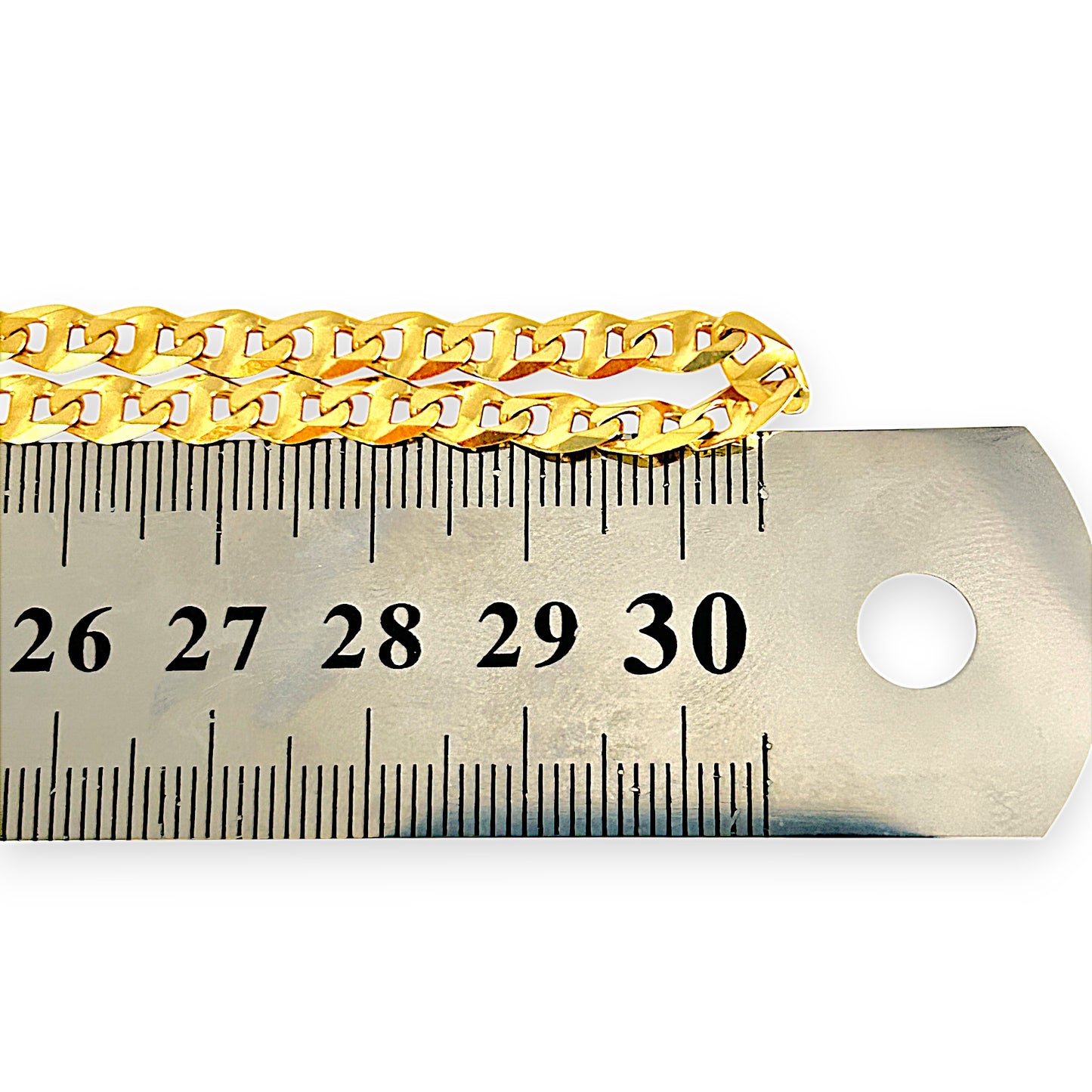 GOLD DEAL | 18ct (18K) Gold 60cm Ponderous Mariner Chain