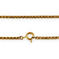 GOLD DEAL | 18ct (18K) Gold Round Link Snake Chain Length 48cm