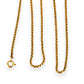 GOLD DEAL | 18ct (18K) Gold Round Link Snake Chain Length 48cm