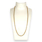 GOLD DEAL | 18ct (18K) Gold Round Link Snake Chain Length 48cm