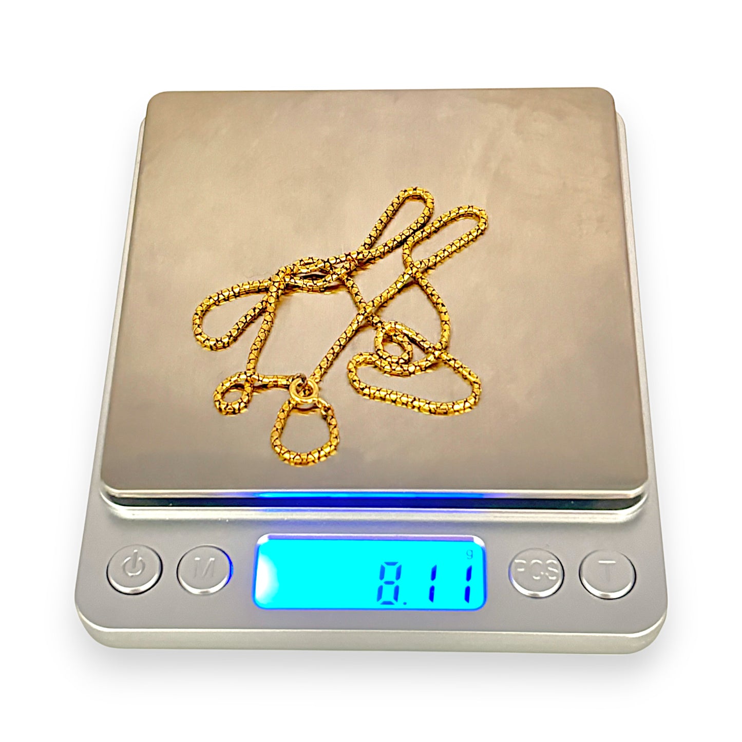 GOLD DEAL | 18ct (18K) Gold Round Link Snake Chain Length 48cm
