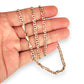 GOLD DEAL | 9ct (9K) Gold 60cm Polished Mariner Link Chain Valuation $3,390