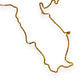 GOLD DEAL | 18ct (18K) Gold 57cm Gridline Box Chain