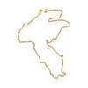 GOLD DEAL | 18ct (18K) Gold 57cm Gridline Box Chain