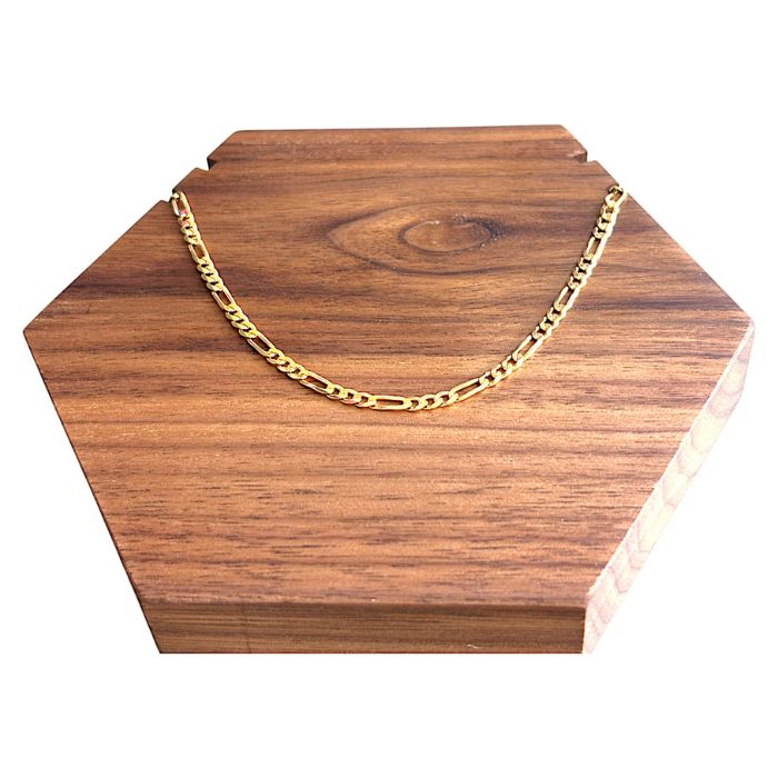 Elegant 9ct Gold Figaro 1-3 Chain