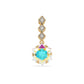 GOLD DEAL | 9ct (9K) Gold Gemporia Mercury Mystic Topaz & While Zircon Pendant 5.70cts