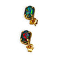 GOLD DEAL | 9K Gold Gemporia Queensland Opal 1.20ct Stud Earrings. R # 907