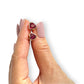 9K Gold Gemporia Bemainty Ruby Heart Stud Earrings. R # 909