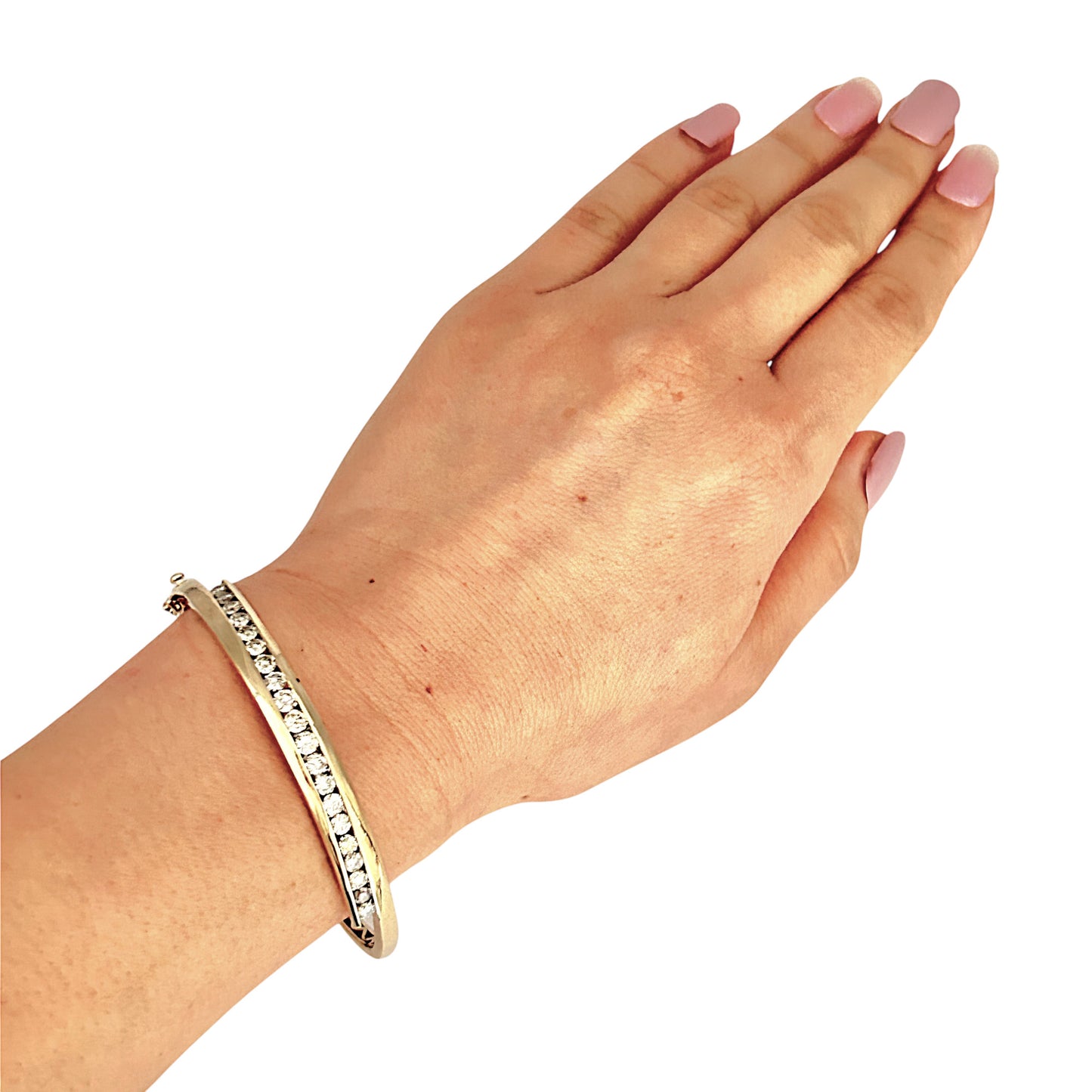 GOLD DEAL | FLASH SALE 10ct (10K) Gold Michael Hill Bangle Diamond TDW 1.88ct Valuation $10,650
