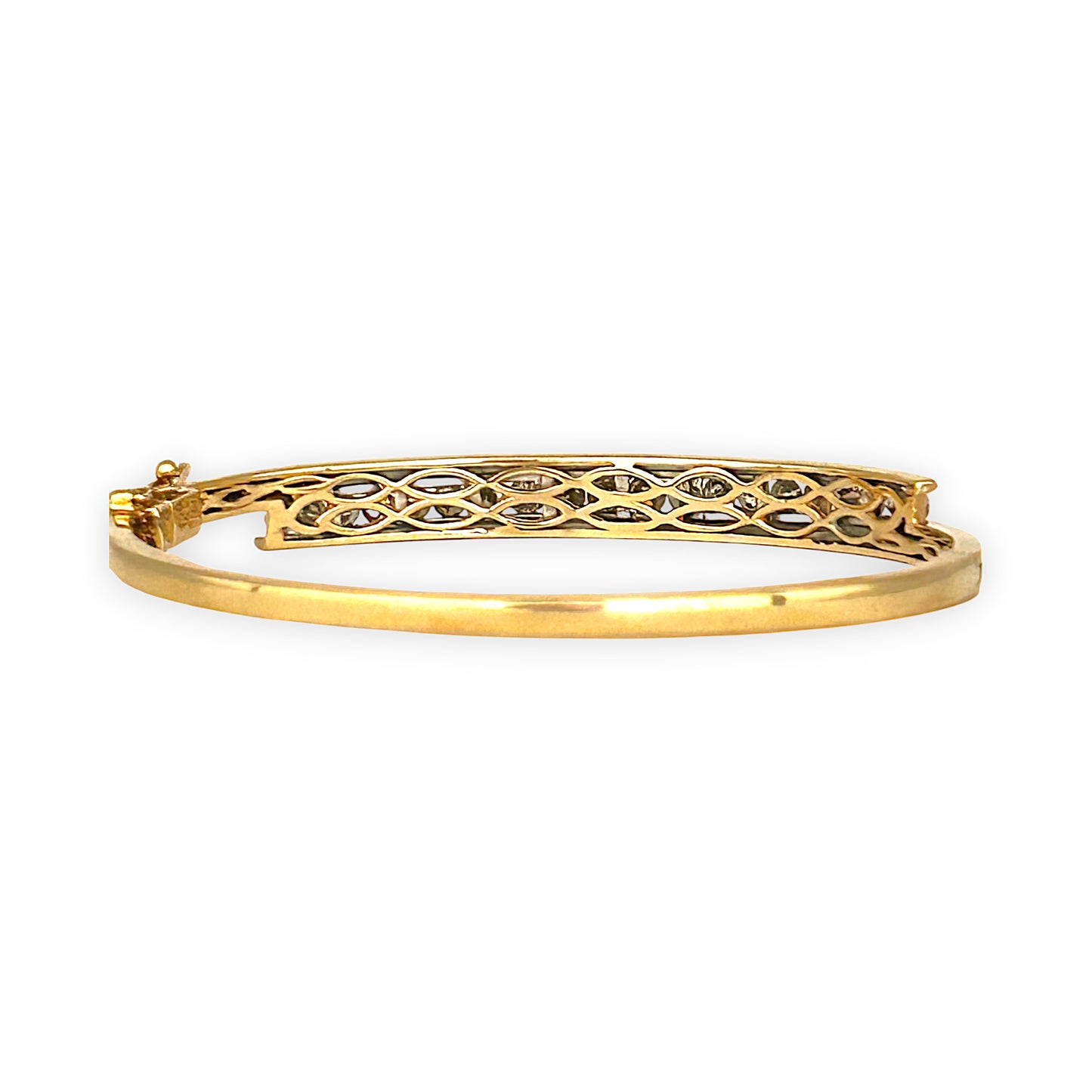 GOLD DEAL | FLASH SALE 10ct (10K) Gold Michael Hill Bangle Diamond TDW 1.88ct Valuation $10,650