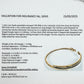 GOLD DEAL | FLASH SALE 10ct (10K) Gold Michael Hill Bangle Diamond TDW 1.88ct Valuation $10,650