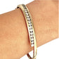 GOLD DEAL | FLASH SALE 10ct (10K) Gold Michael Hill Bangle Diamond TDW 1.88ct Valuation $10,650