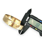 GOLD DEAL | 9ct (9K) Gold 59.7mm Refined Bold Bangle