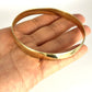 GOLD DEAL | 9ct (9K) Gold Expansive 65mm x 8mm Solid Bangle Valuation $4,550