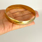 GOLD DEAL | FLASH SALE 9ct (9K) Gold MICHAEL HILL 66mm Classic Oval Bangle - Vintage Style