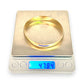 GOLD DEAL | FLASH SALE 9ct (9K) Gold MICHAEL HILL 66mm Classic Oval Bangle - Vintage Style