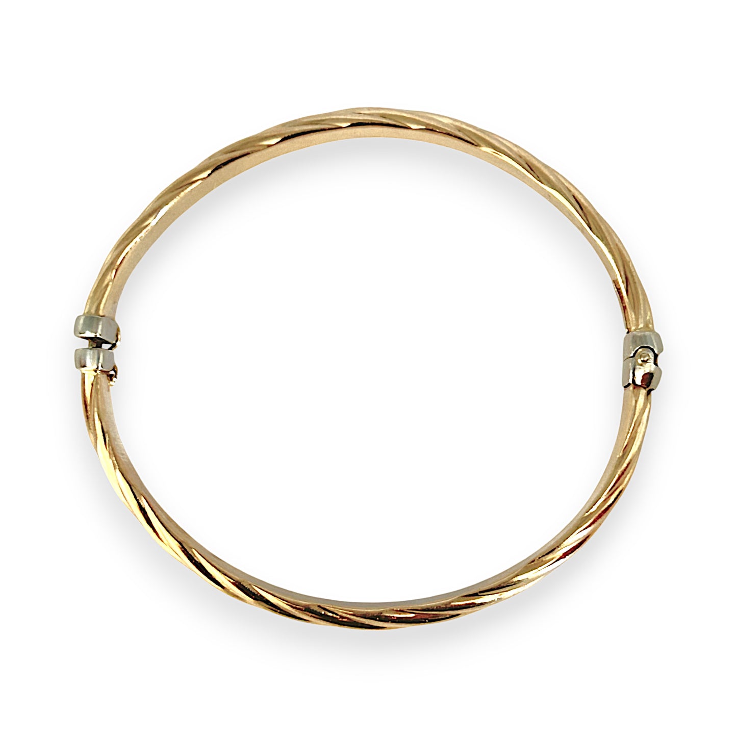 GOLD DEAL | 9ct Gold Billowed Hollow Bangle Bracelet