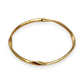 GOLD DEAL | 9ct (9K) Gold Graceful Twists Bangle Valuation $3,650