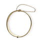 9ct Gold Vintage Engraved Oval Bangle Bracelet with Safety Lock & Chain. R # 922