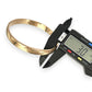 GOLD DEAL | 9ct (9K) Gold 64.9mm x 8.0mm Timeless Elegant Wide Solid Bangle