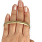 GOLD DEAL | 9ct (9K) Gold Boundless 65.5mm x 6.7mm Solid Bangle Valuation $5,525