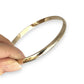 GOLD DEAL | 9ct (9K) Gold 66.7mm x 4.2mm Half Dome Solid Bangle
