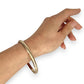 GOLD DEAL | 9ct (9K) Gold 66.7mm x 4.2mm Half Dome Solid Bangle