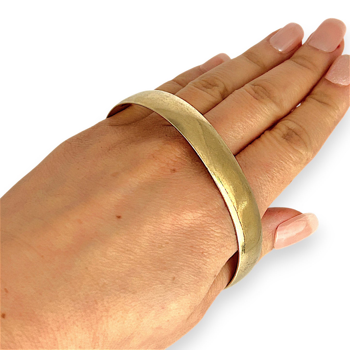 GOLD DEAL | 9ct (9K) Gold 68.8mm x 62.6mm  Bold & Classic Oval Bangle