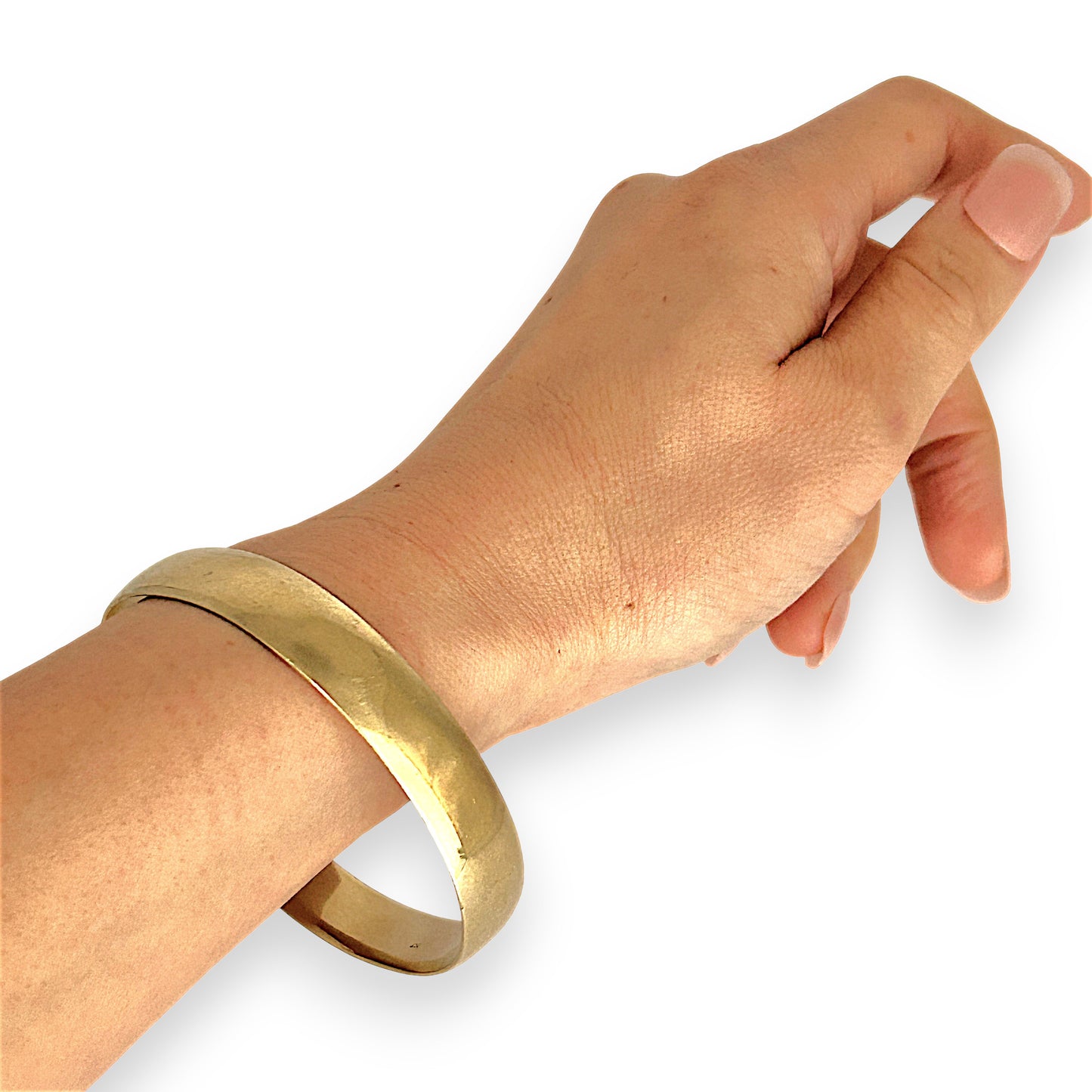 GOLD DEAL | 9ct (9K) Gold 68.8mm x 62.6mm  Bold & Classic Oval Bangle