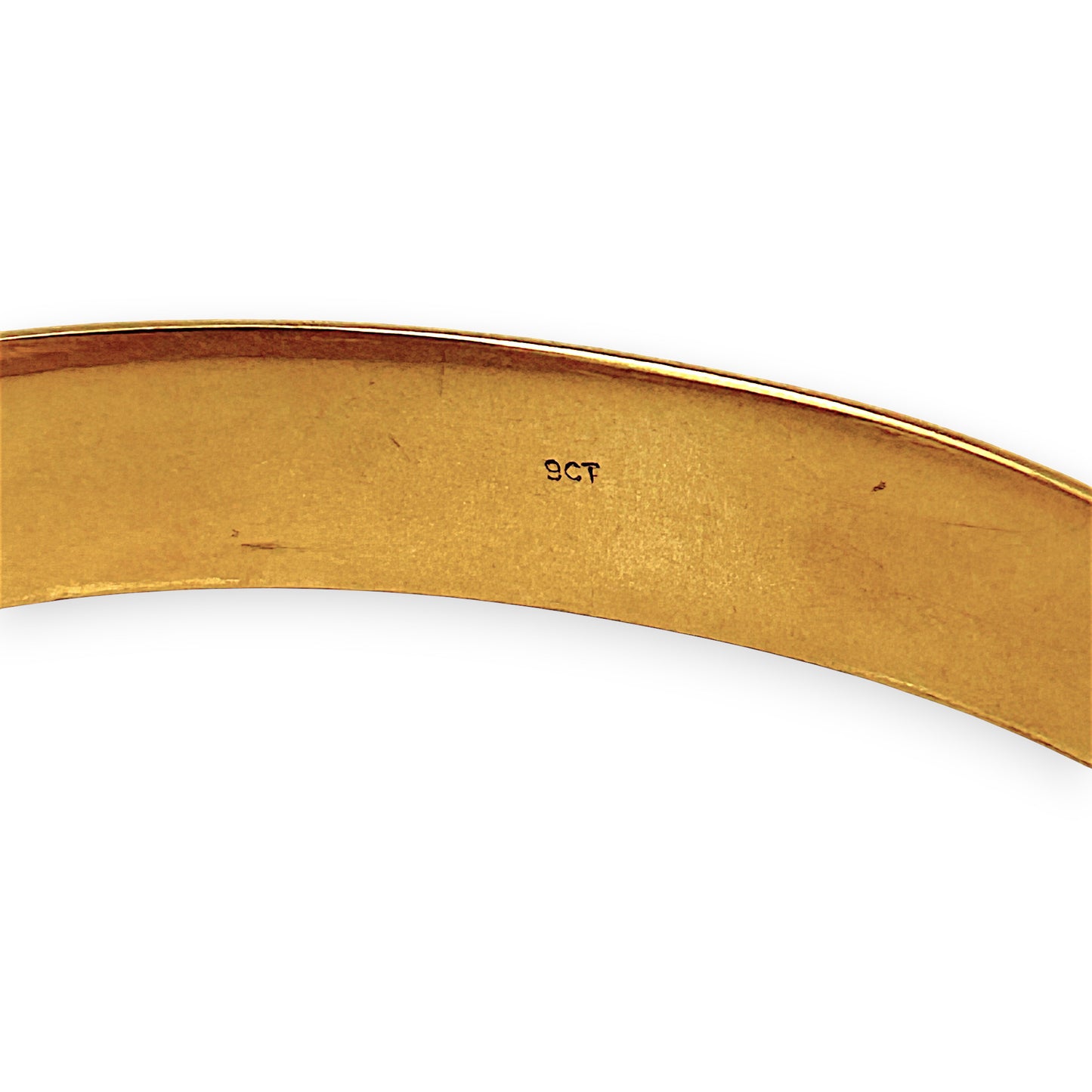 GOLD DEAL | 9ct (9K) Gold 68.8mm x 62.6mm  Bold & Classic Oval Bangle