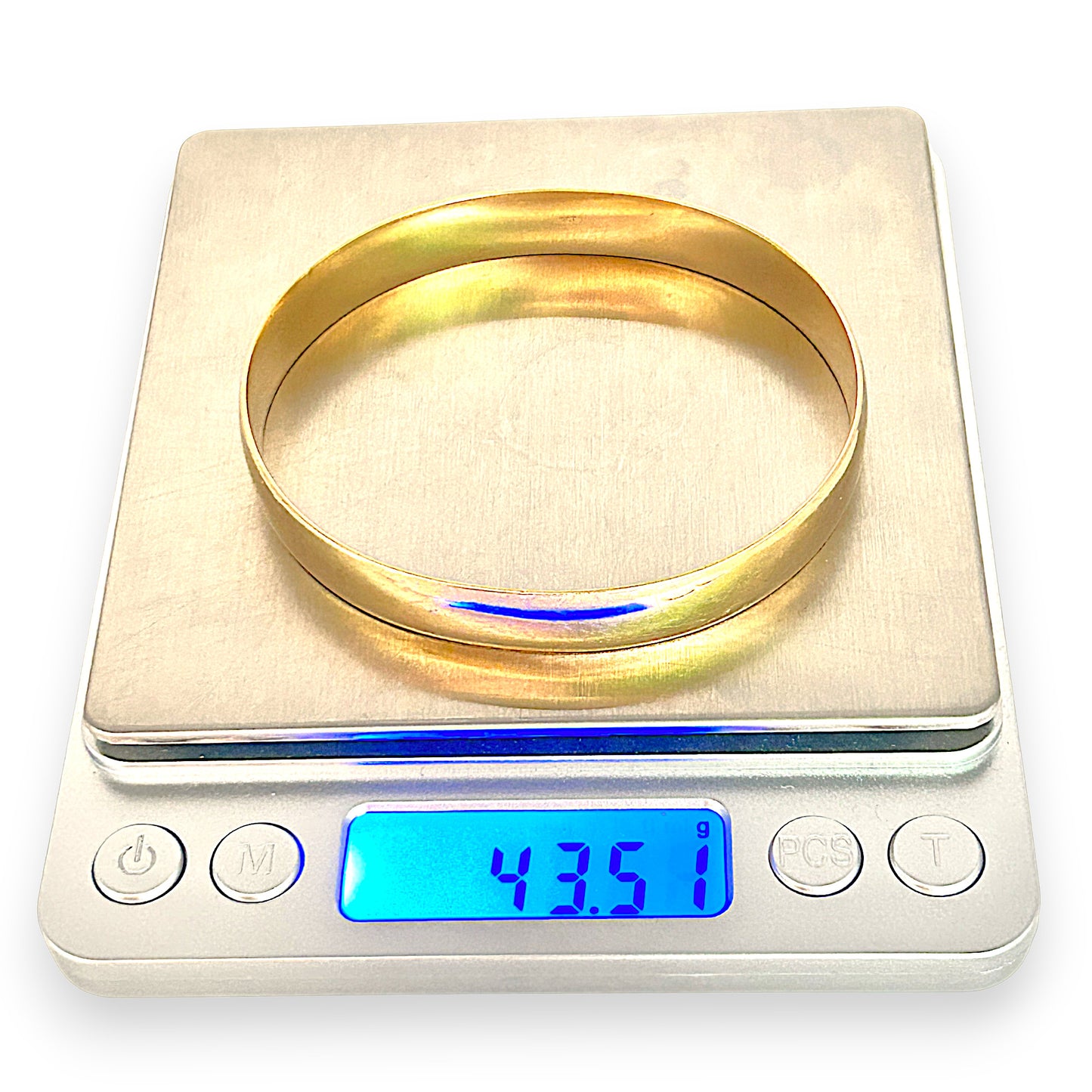 GOLD DEAL | 9ct (9K) Gold 68.8mm x 62.6mm  Bold & Classic Oval Bangle