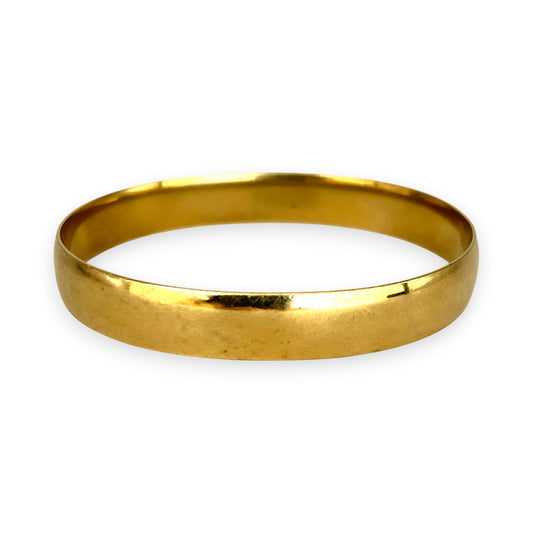 GOLD DEAL | 9ct (9K) Gold 68.8mm x 62.6mm  Bold & Classic Oval Bangle