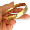 GOLD DEAL | 9ct (9K) Gold 68.8mm x 62.6mm  Bold & Classic Oval Bangle