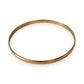FLASH SALE | 9ct Gold Charming Round Solid Bangle, Valuation $2,620. R # 927