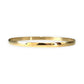 FLASH SALE | 9ct Gold Charming Round Solid Bangle, Valuation $2,620. R # 927