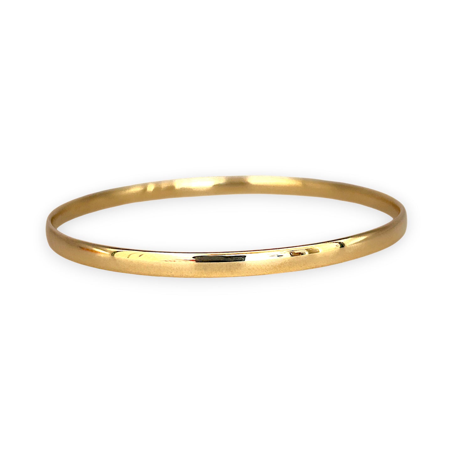 GOLD DEAL | FLASH SALE 9ct (9K) Gold Refurbished 63.7mm X 3.8mm Solid Classic Bangle