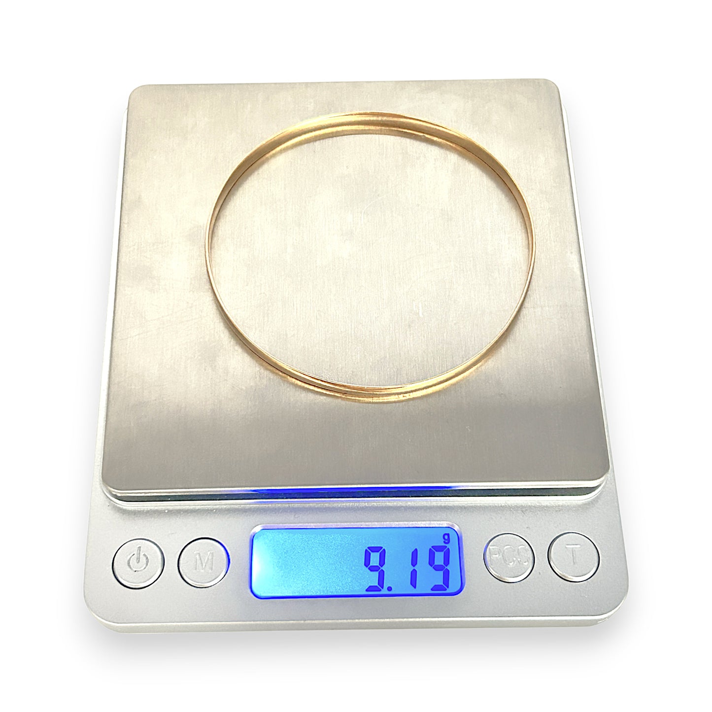 GOLD DEAL | 9ct (9K) Gold Timelss Classic 68.8mm X 4mm Bangle
