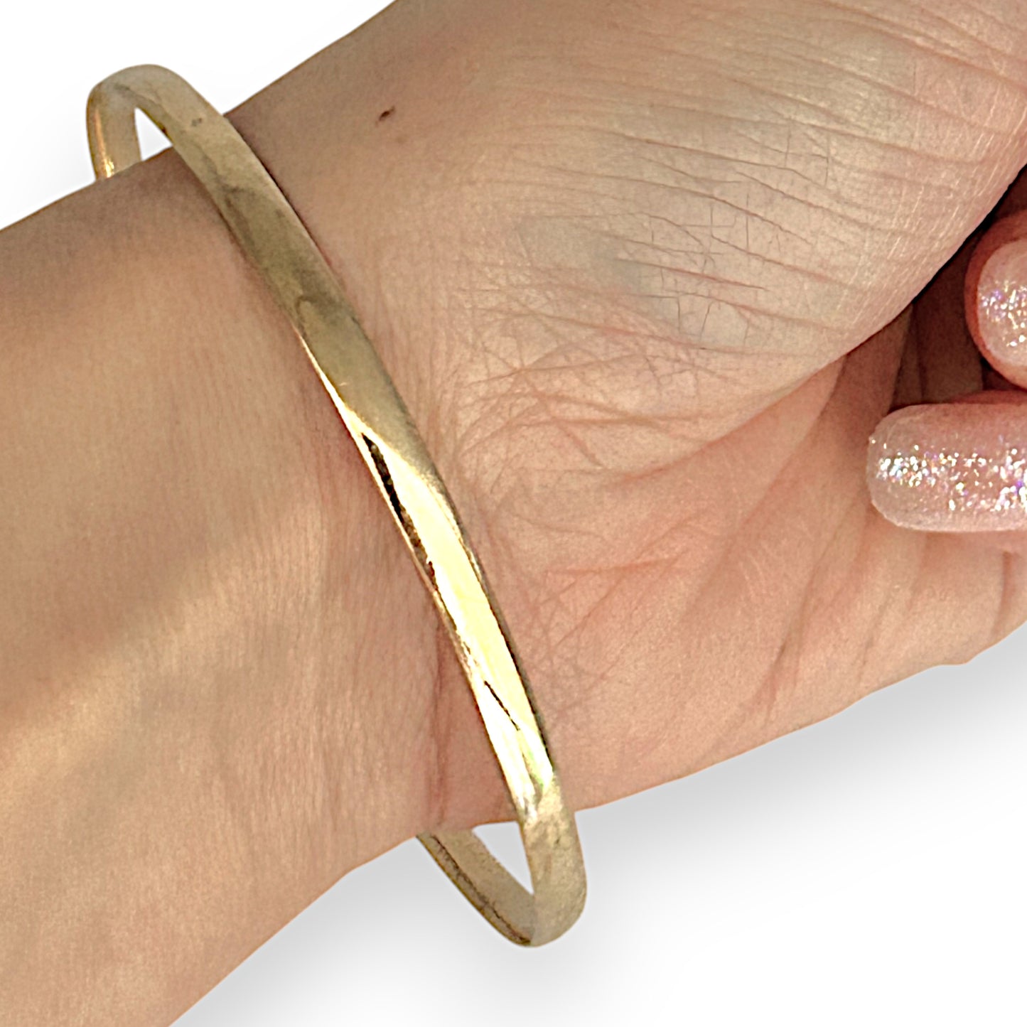 GOLD DEAL | 9ct (9K) Gold Timelss Classic 68.8mm X 4mm Bangle