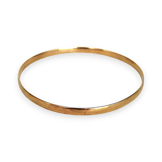 GOLD DEAL | 9ct (9K) Gold Timelss Classic 68.8mm X 4mm Bangle