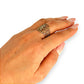 GOLD DEAL | 9ct (9K) Gold Ornate Filigree Statement Ring Size O